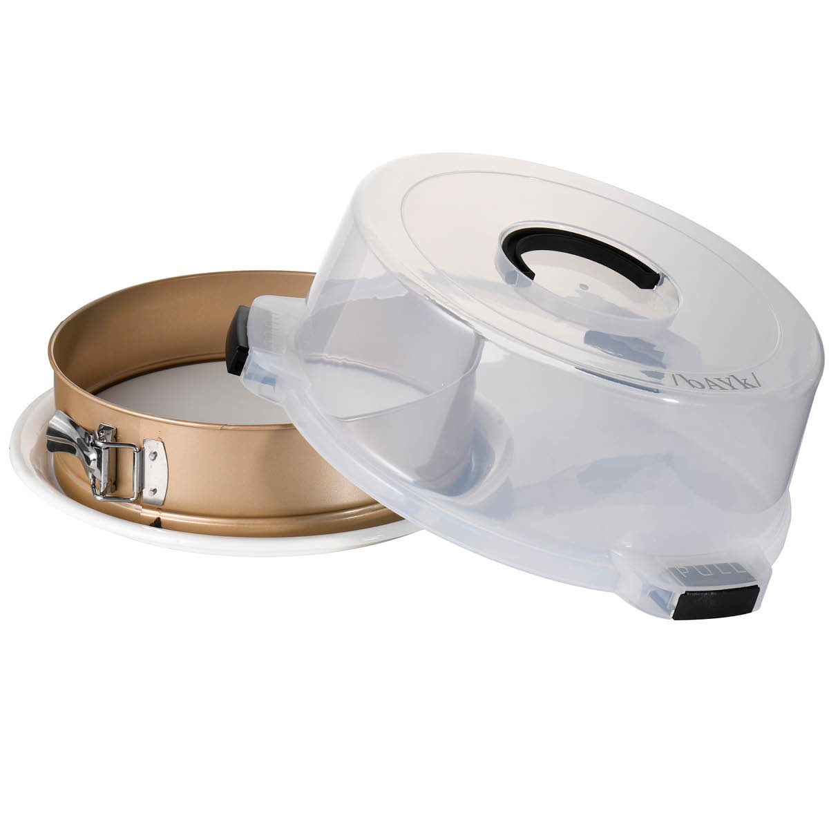 bAYk Kakfat M/Springform Och Lock 26 cm Guld