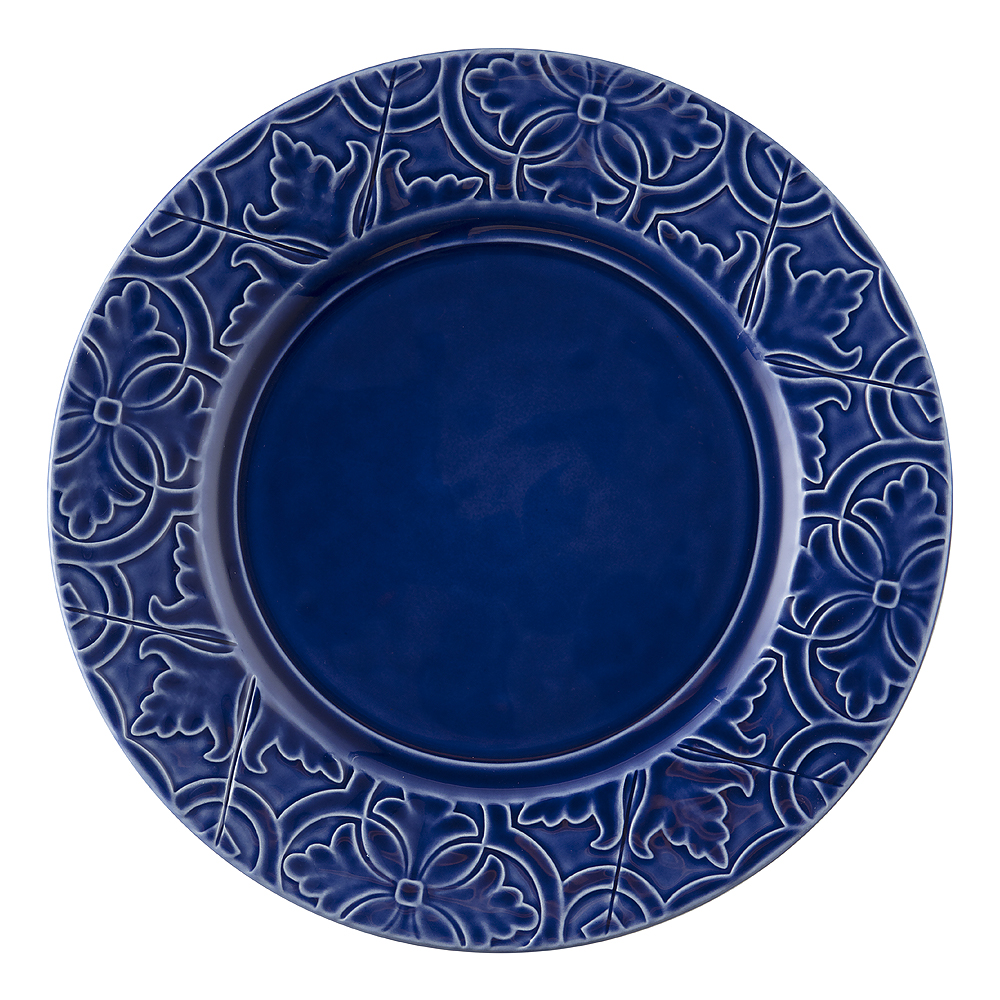 Rua Nova Tallrik flat 28 cm Indigo