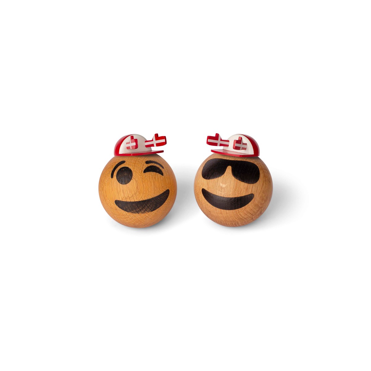 Emojiboll Ek 7 cm Winking