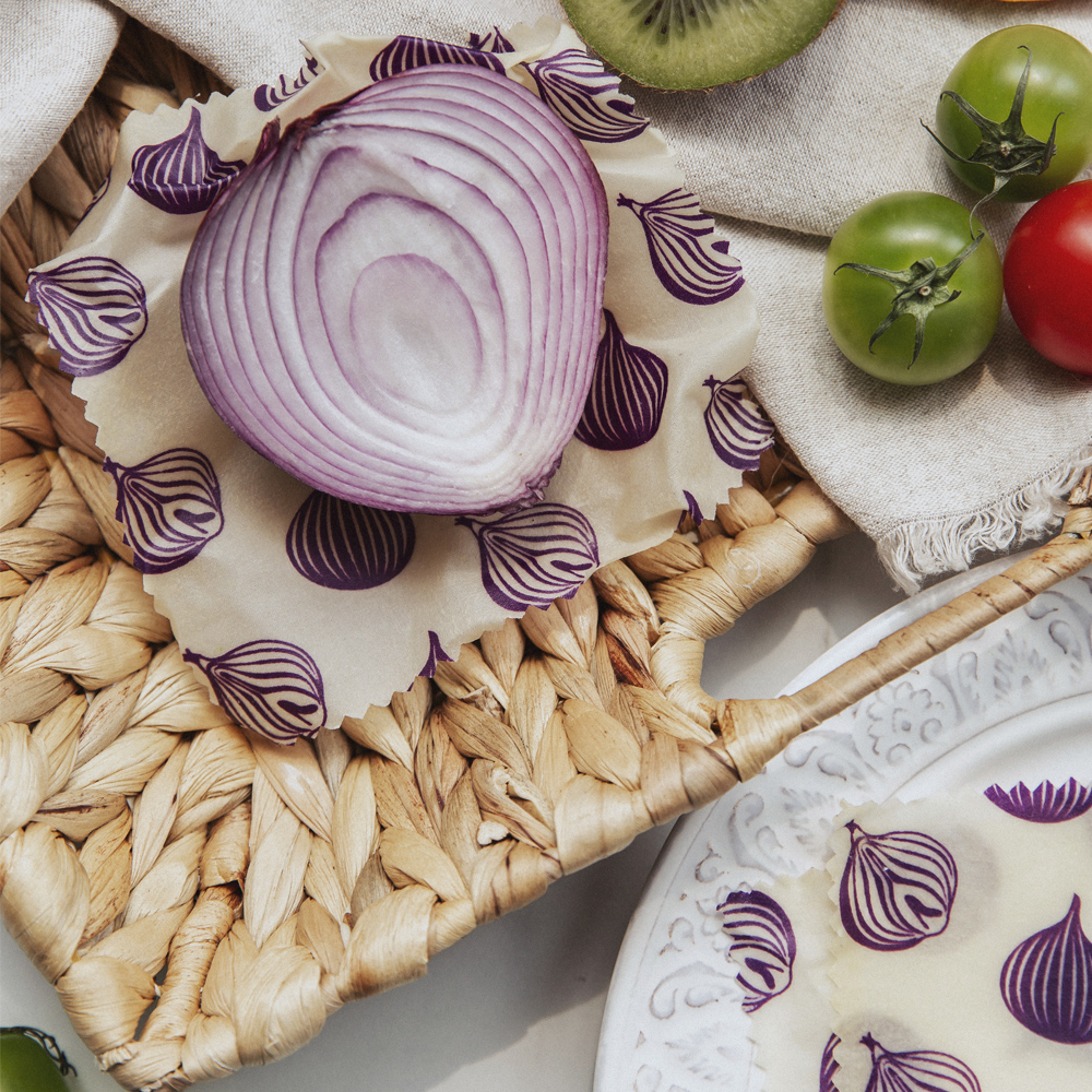 Bee's Wrap Biovaxpapper 2-pack Lökprint