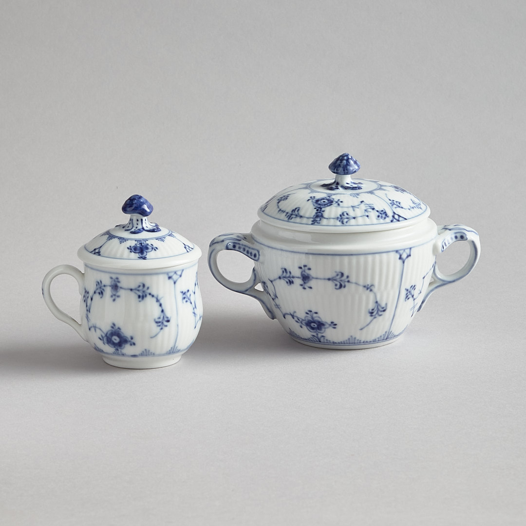 Sockerskål och gräddsnipa Musselmalet