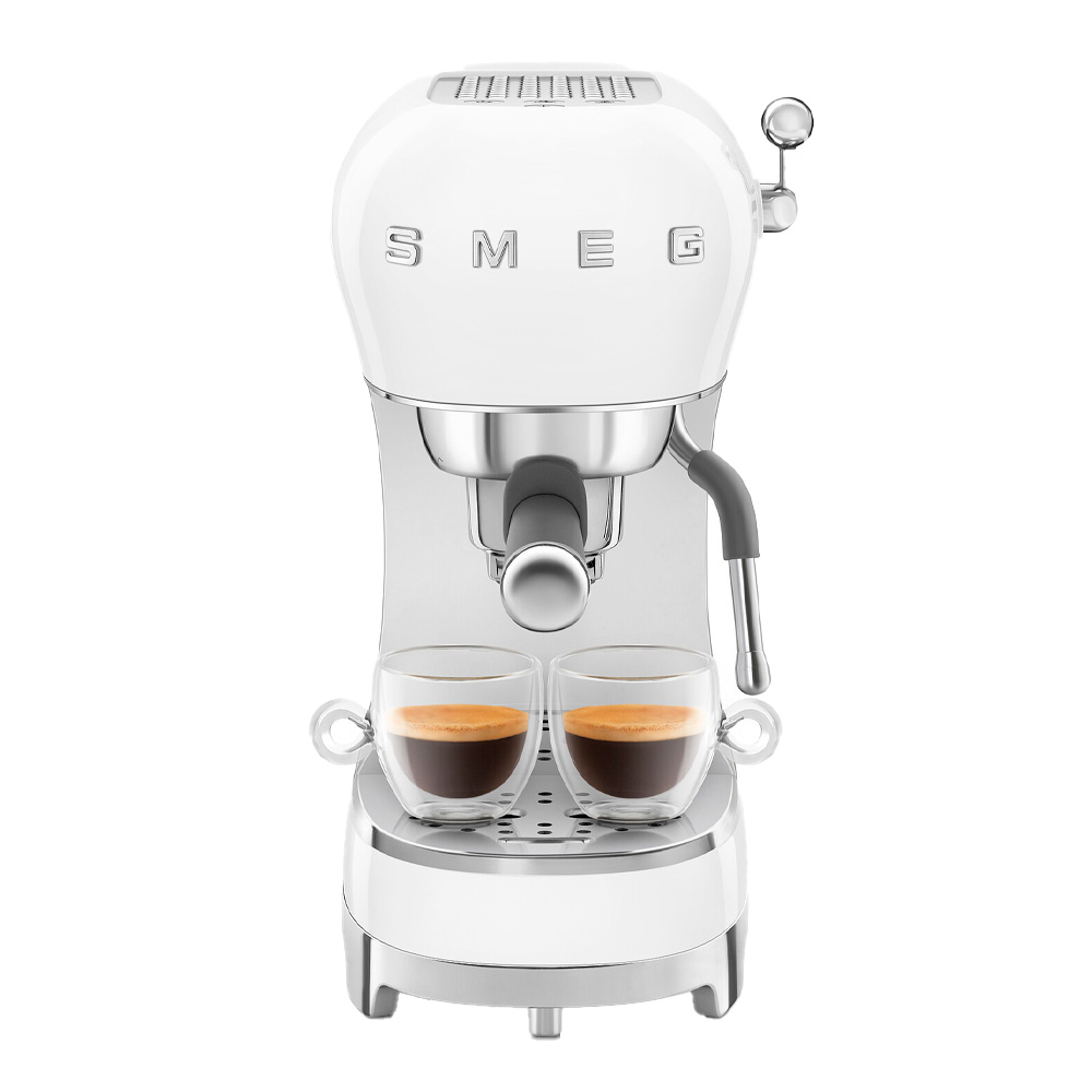 Smeg 50's Style Espressomaskin ECF02 Vit