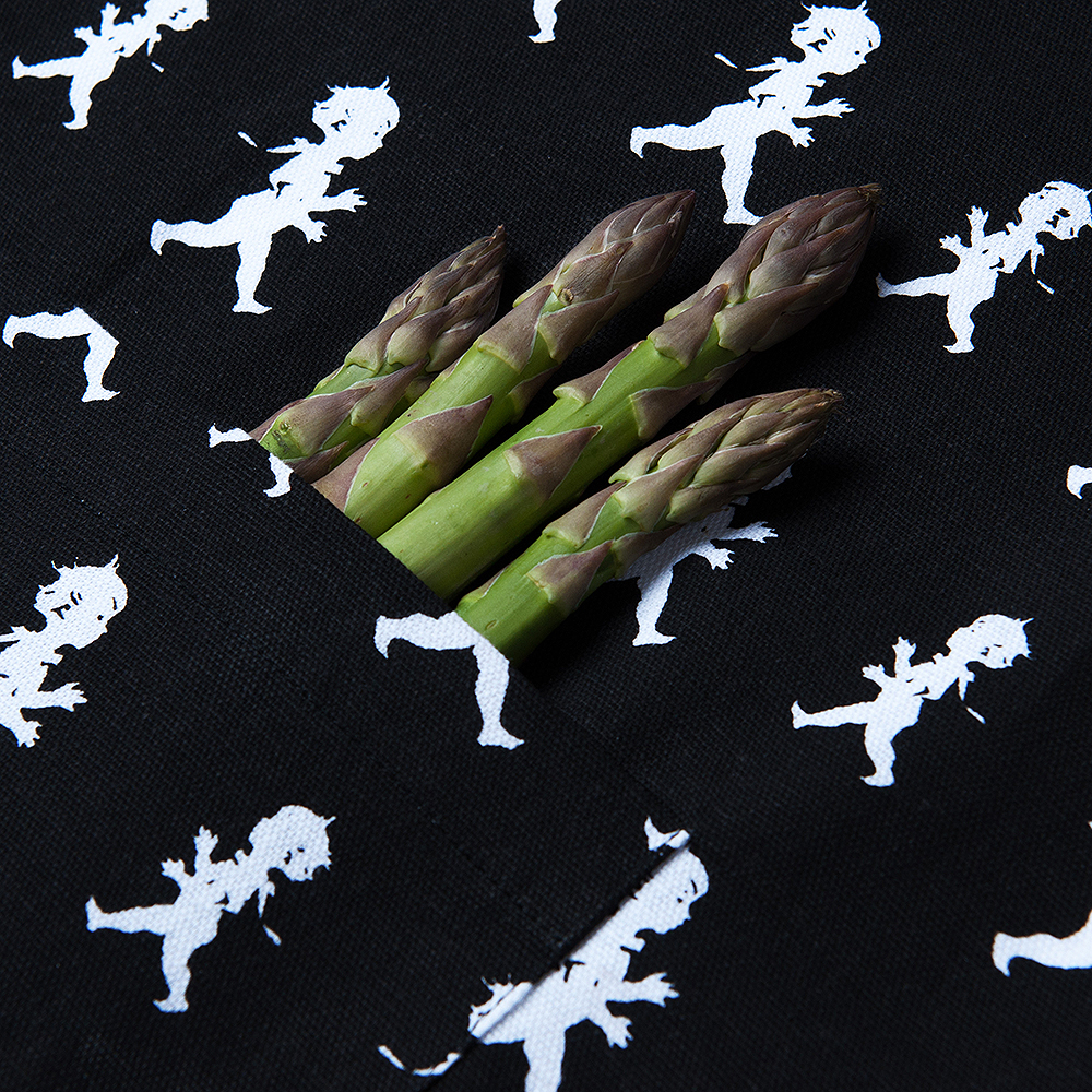 Förkläde vuxen Svart