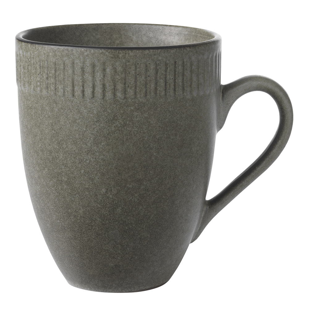 Relief Stoneware Mugg 30 cl Grå