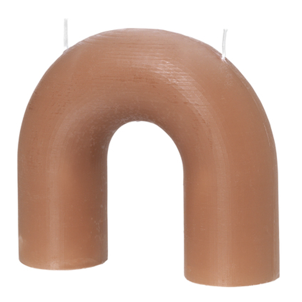 Bend Ljus 14,5 cm Tan