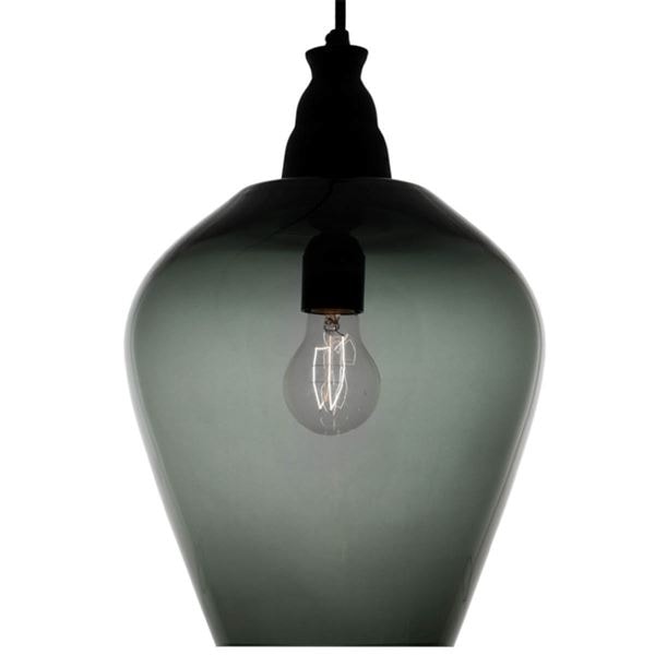 Rocks Taklampa 28 cm Kolgrå