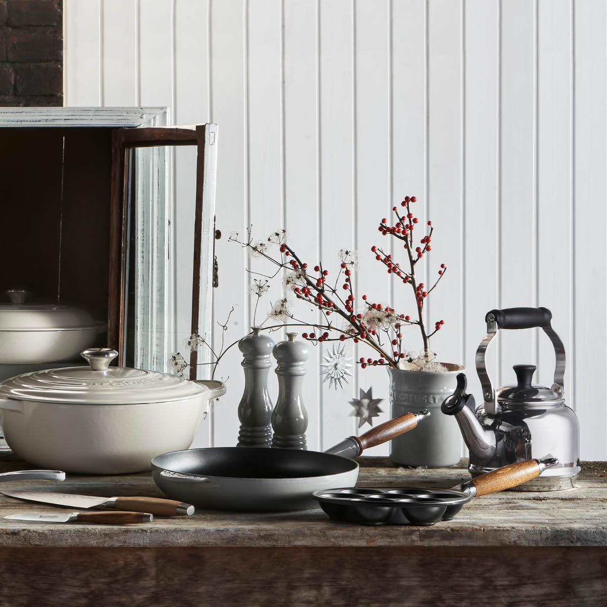 Le Creuset Munkpanna 20 cm Svart