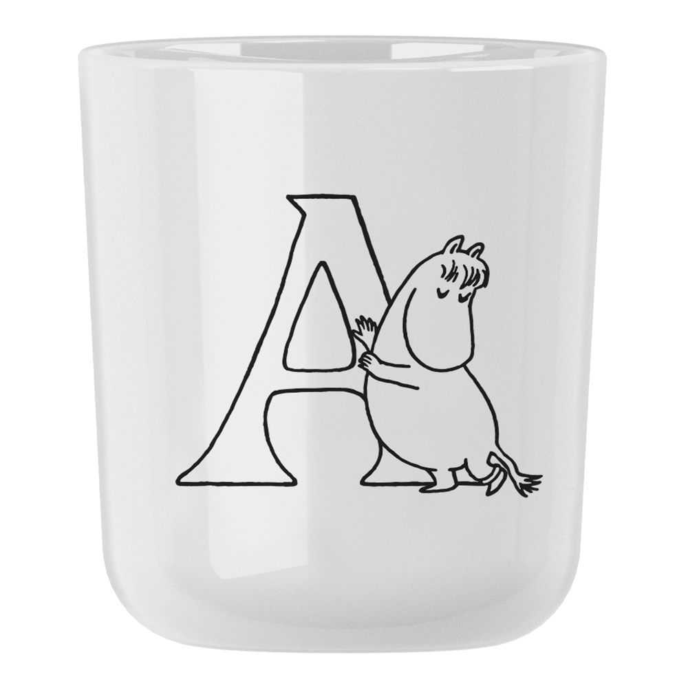Moomin ABC Mugg 20 cl A Vit