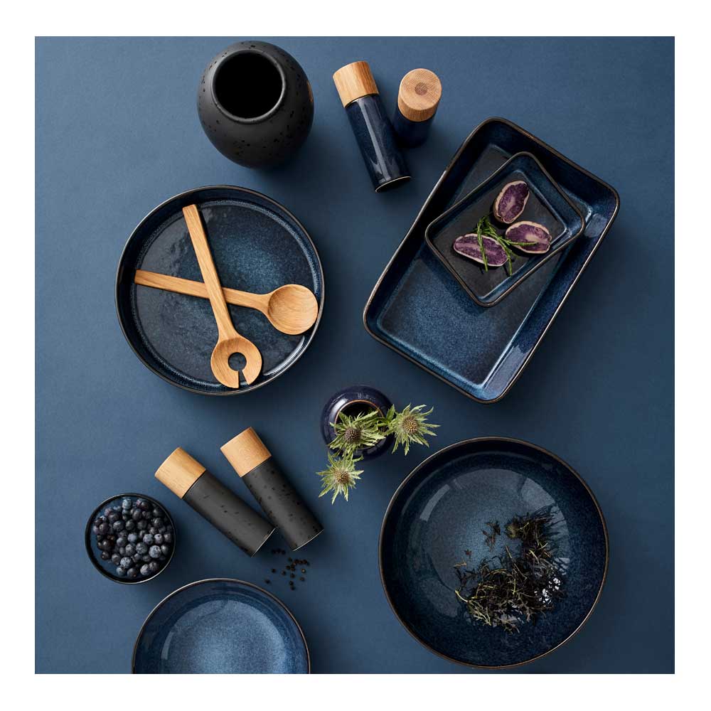 Bitz Salt- och pepparkvarn 17 cm Blå