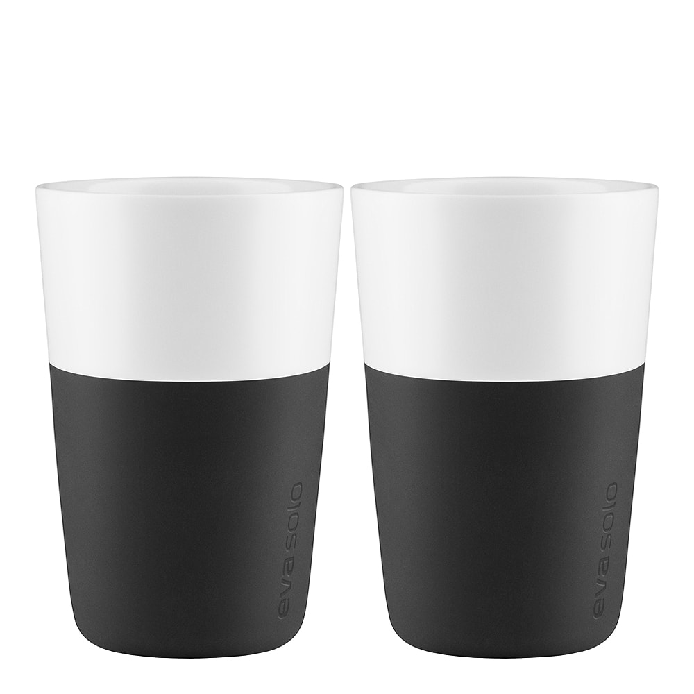 Caffe Lattemugg 36 cl 2-pack Carbon Black