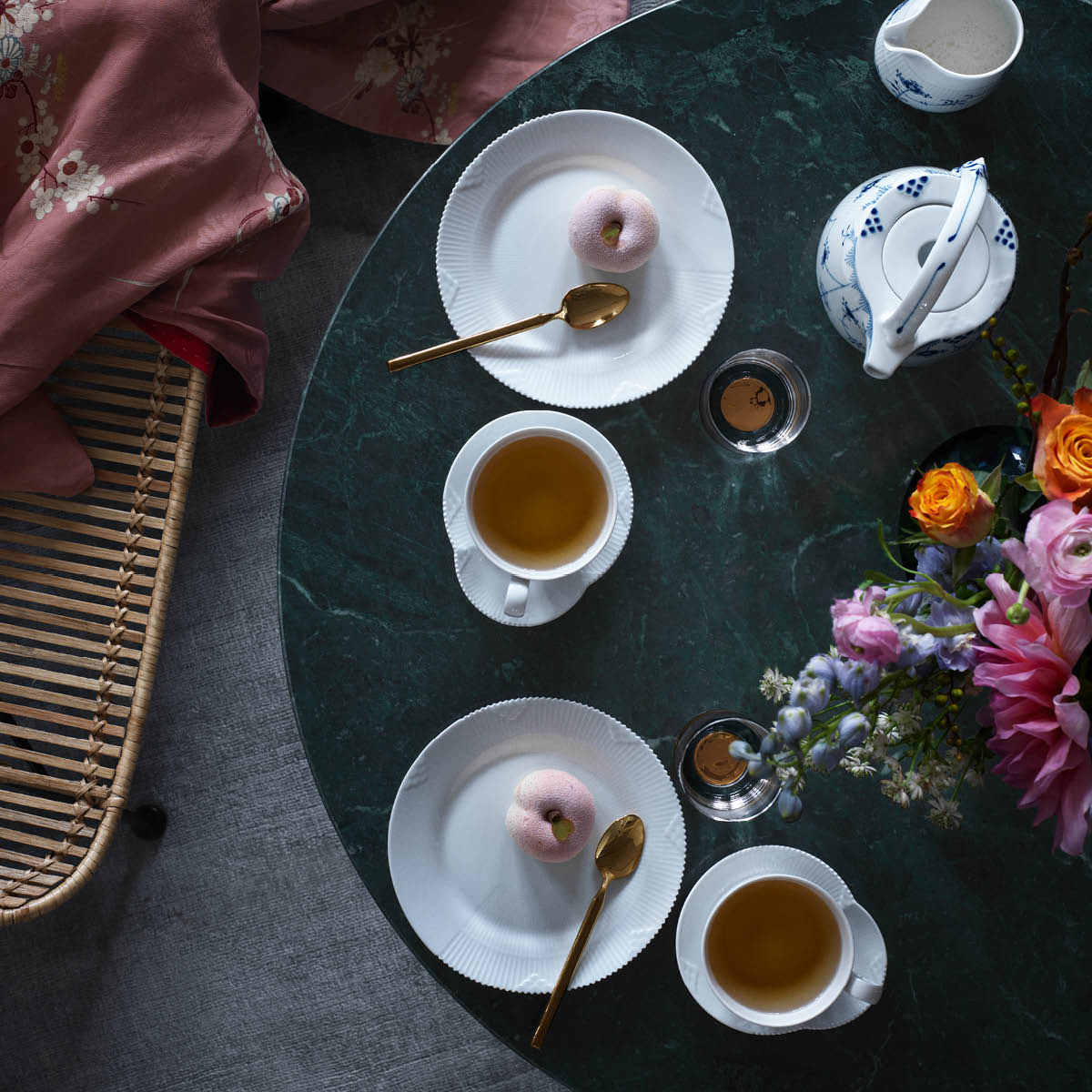 White Elements Kopp 26 cl med fat