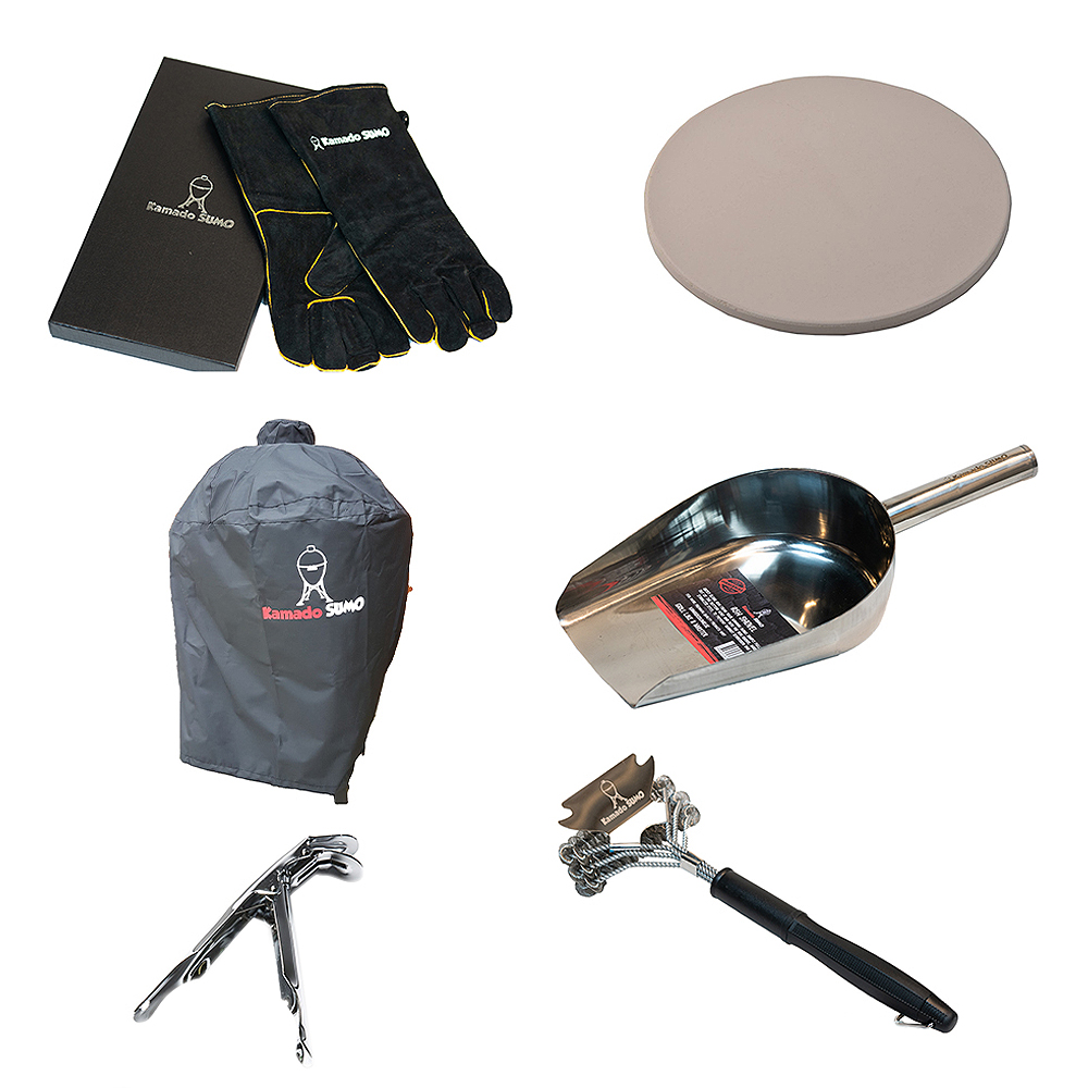 Grill Maxi 25" med tillbehör Grön