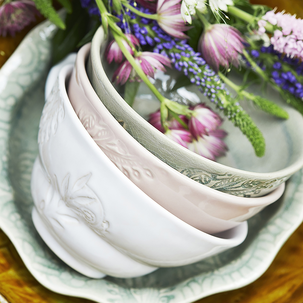 Arabesque Mugg med Öra 25 cl White