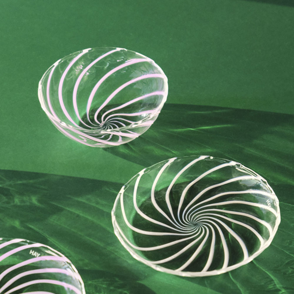 Spin Skål 2-pack  Rosa/Vit