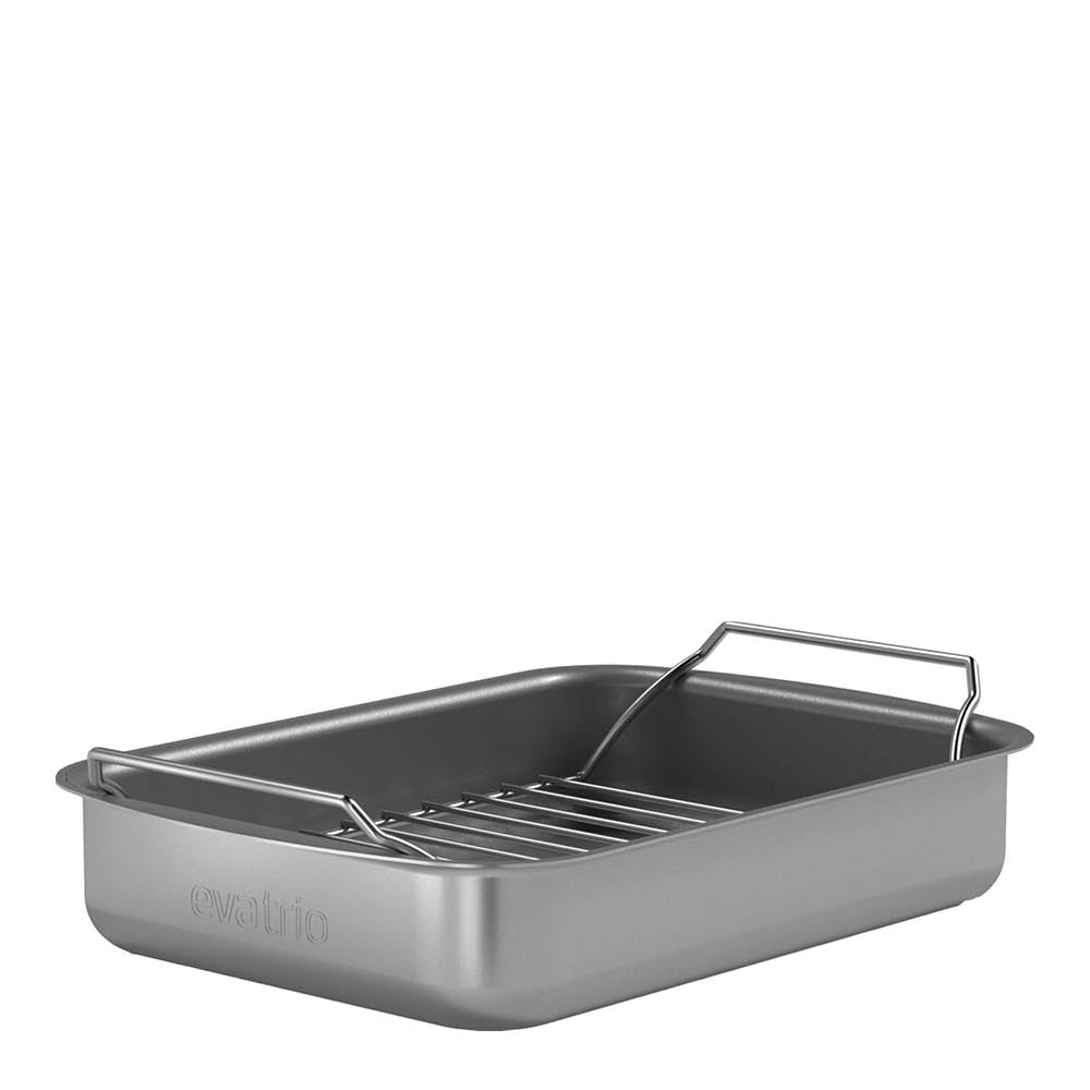 Professional Långpanna med galler 26x19 cm Grå