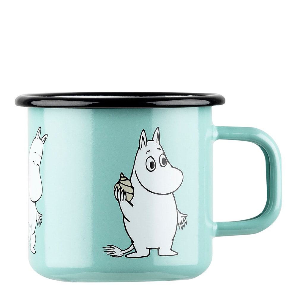 Mumin Emaljmugg Mumintrollet 37 cl Mint