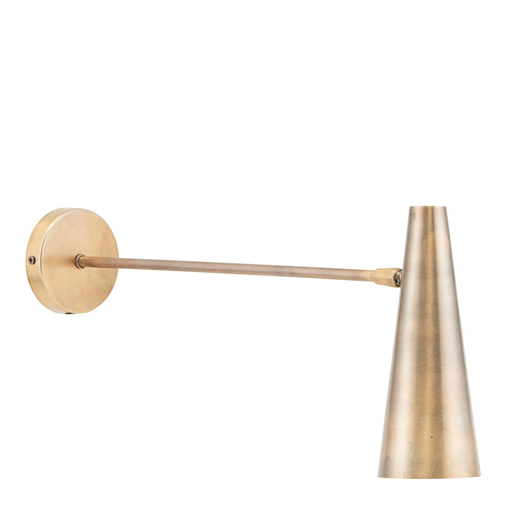 Precise Vägglampa 47 cm Mässing