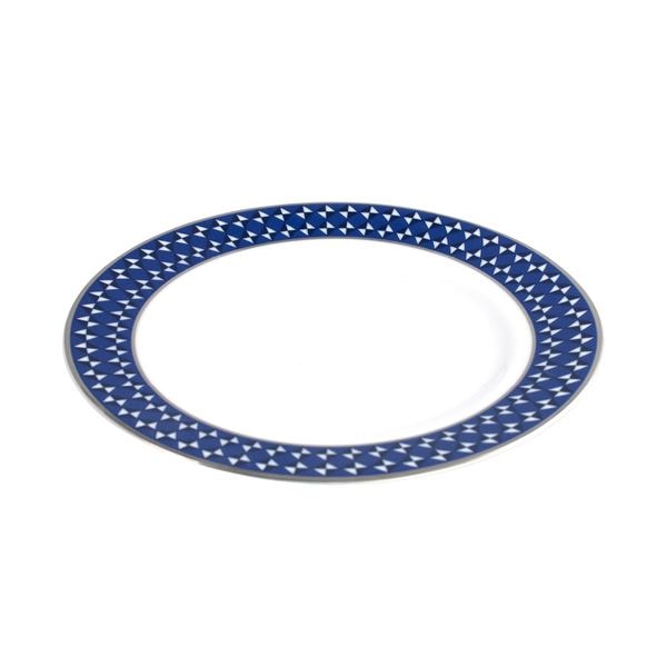 Tokyo Origami Assiett 21,5 cm Vit/Blå