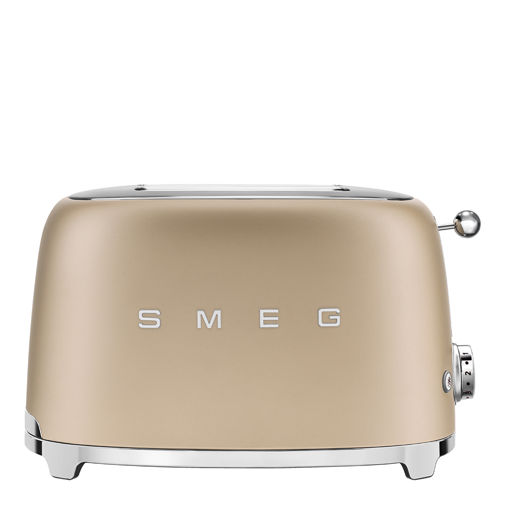 Smeg 50's Style Brödrost 2 skivor Matt Guld