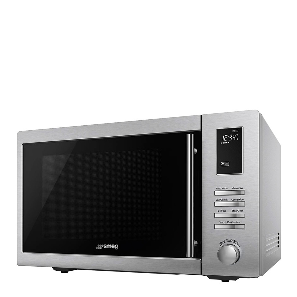 Smeg Mikrovågsugn med Varmluft Rostfritt stål