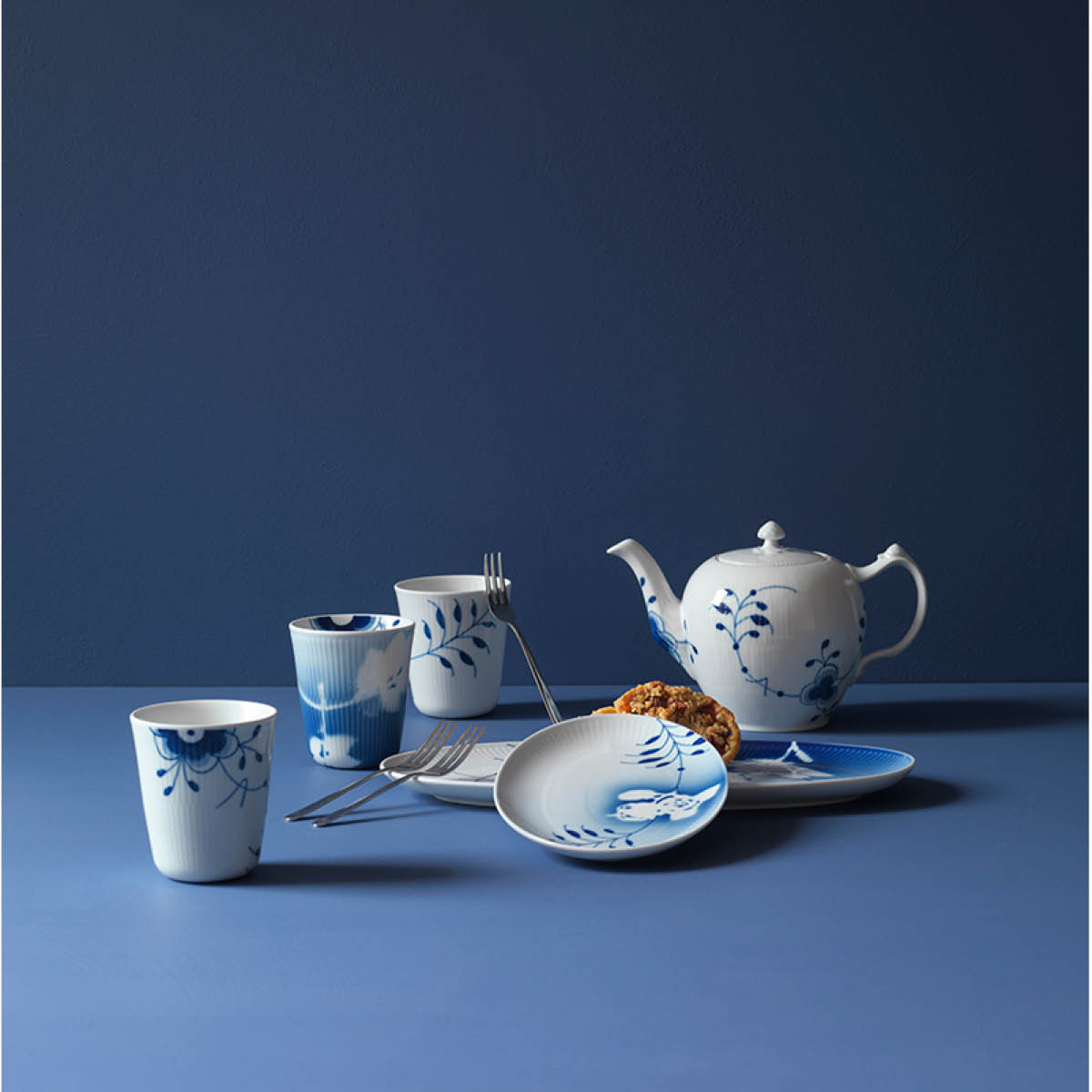 Blue Fluted Mega Termomugg 29 cl