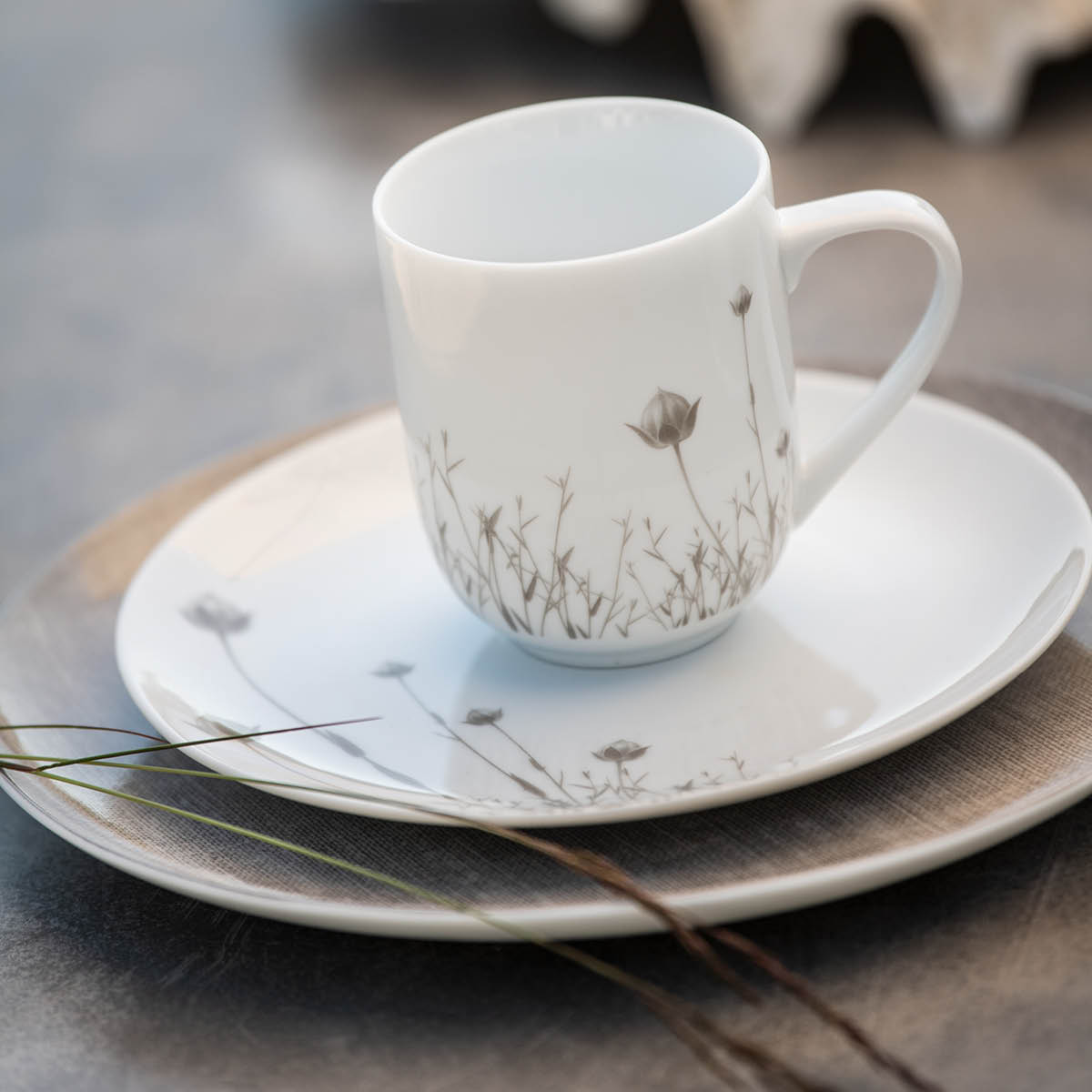 Linen Add-On Mugg 35 cl Vit