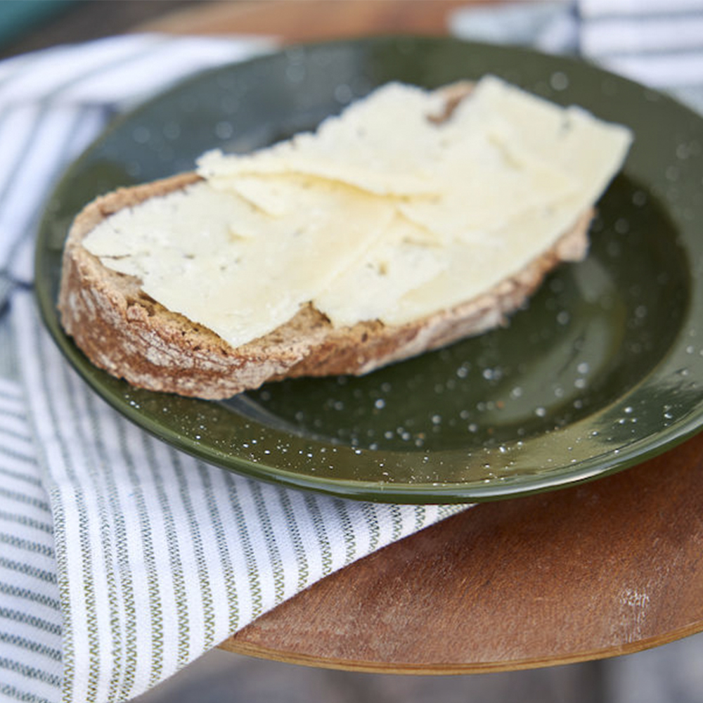 Doris Emaljtallrik 20 cm Grön