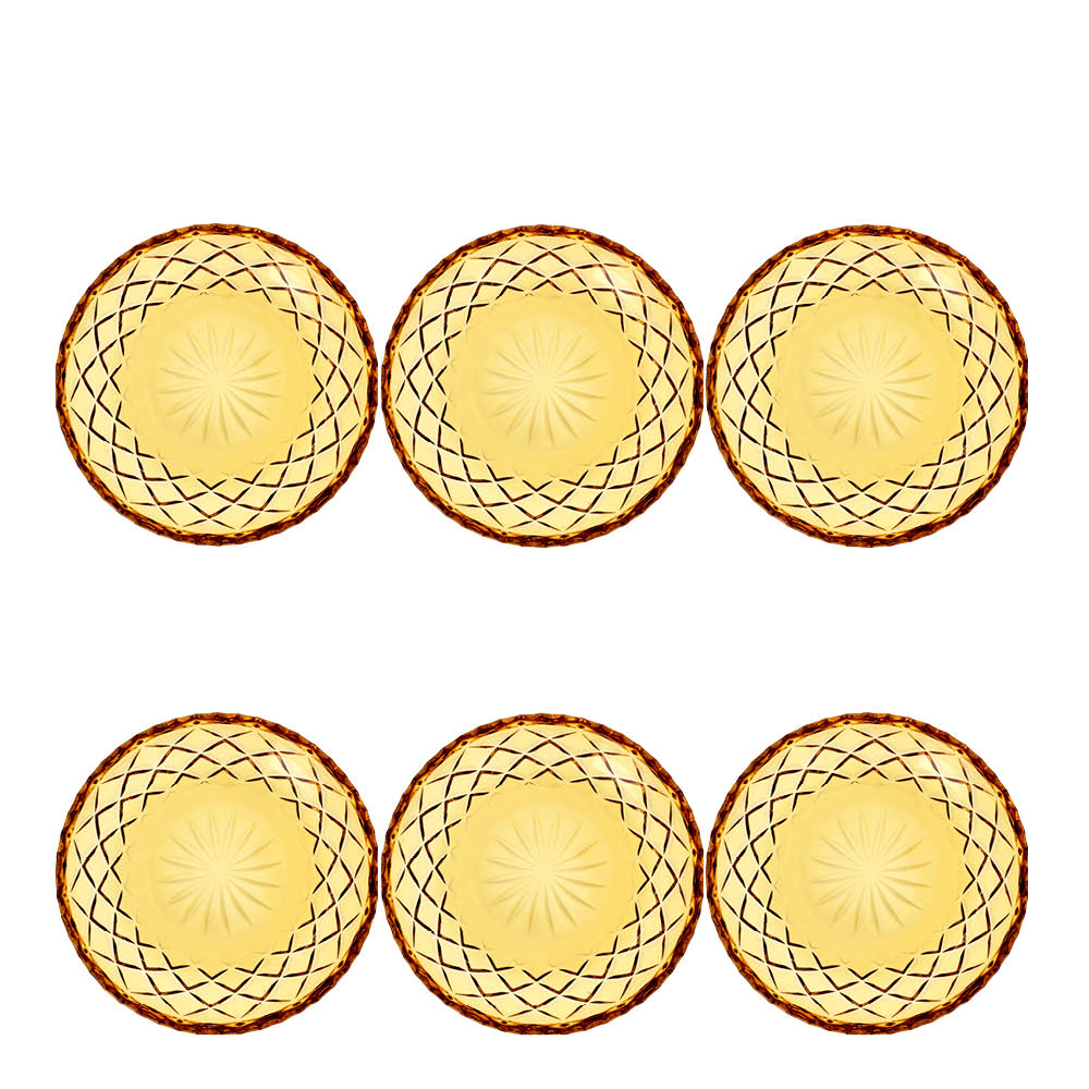 Sorrento Assiett 16 cm 4-pack Amber
