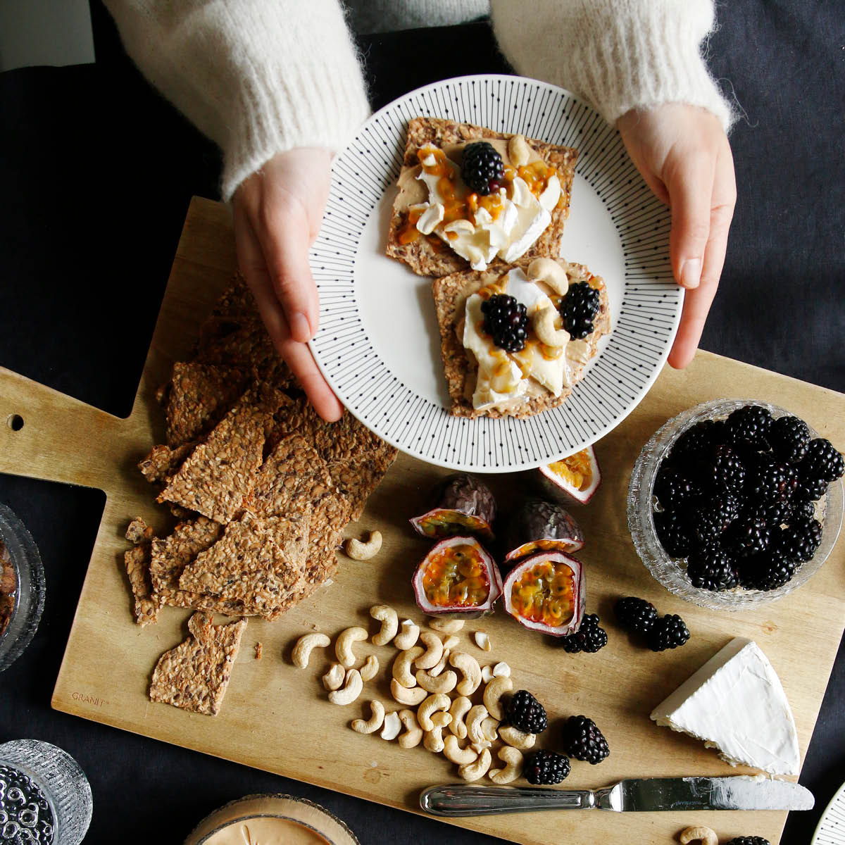 Mainio Sarastus Tallrik 19 cm Vit/Svart