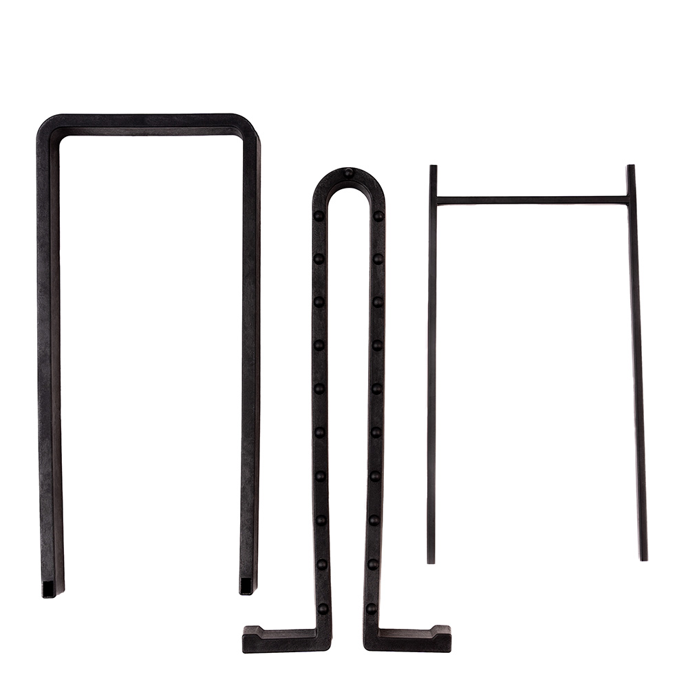 Happy Vinglashållare 13x28x24 cm Svart