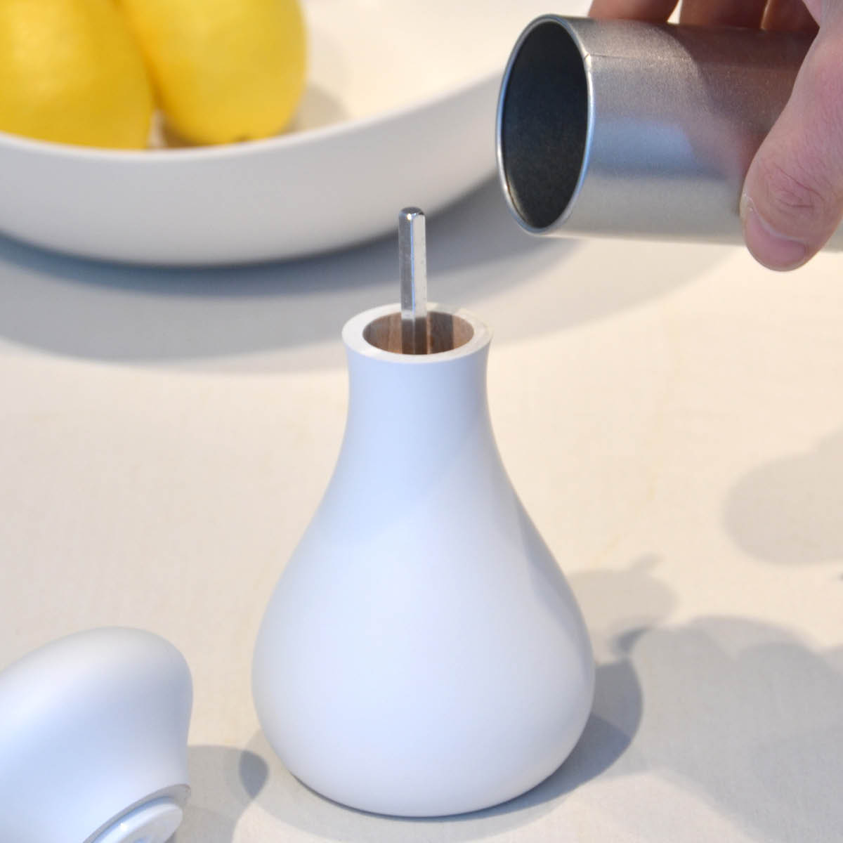 Flo Salt- & Pepparkvarn 16 cm Vit