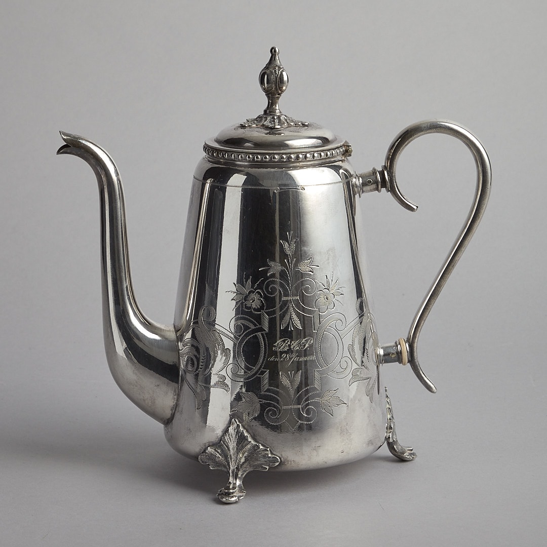 Kaffekanna i nysilver