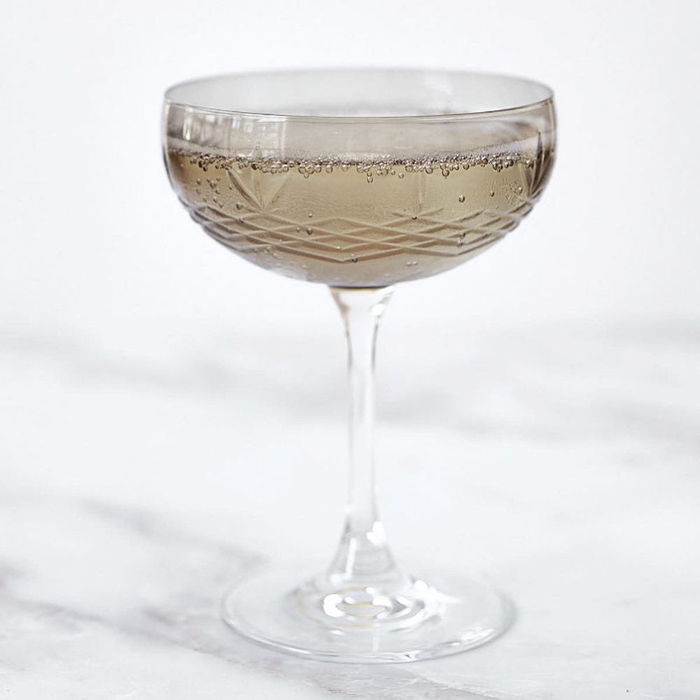 Crispy Gatsby Champagneskål 30 cl 2-pack Brun