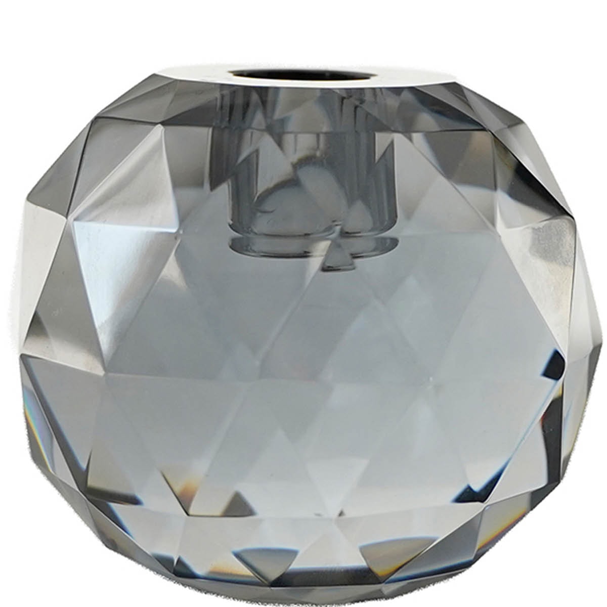 Vera Ljusstake 9,5x9,5 cm Koksgrå