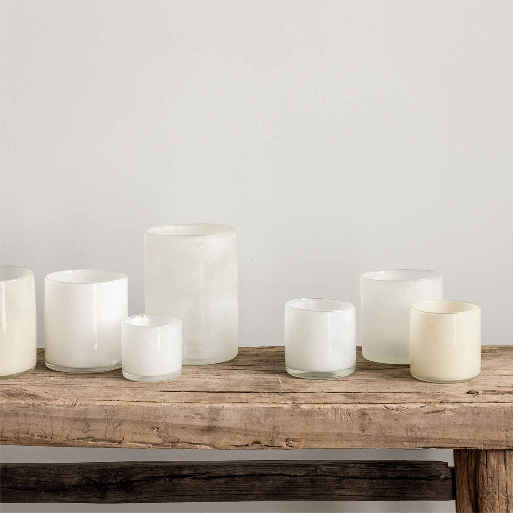 Lyric Ljuslykta Glas 12x14 cm Lin