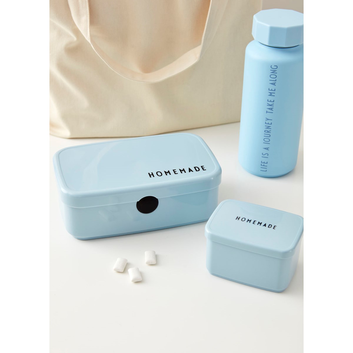 Food&Lunch Lunchlåda 18x11 cm Ljus Blå