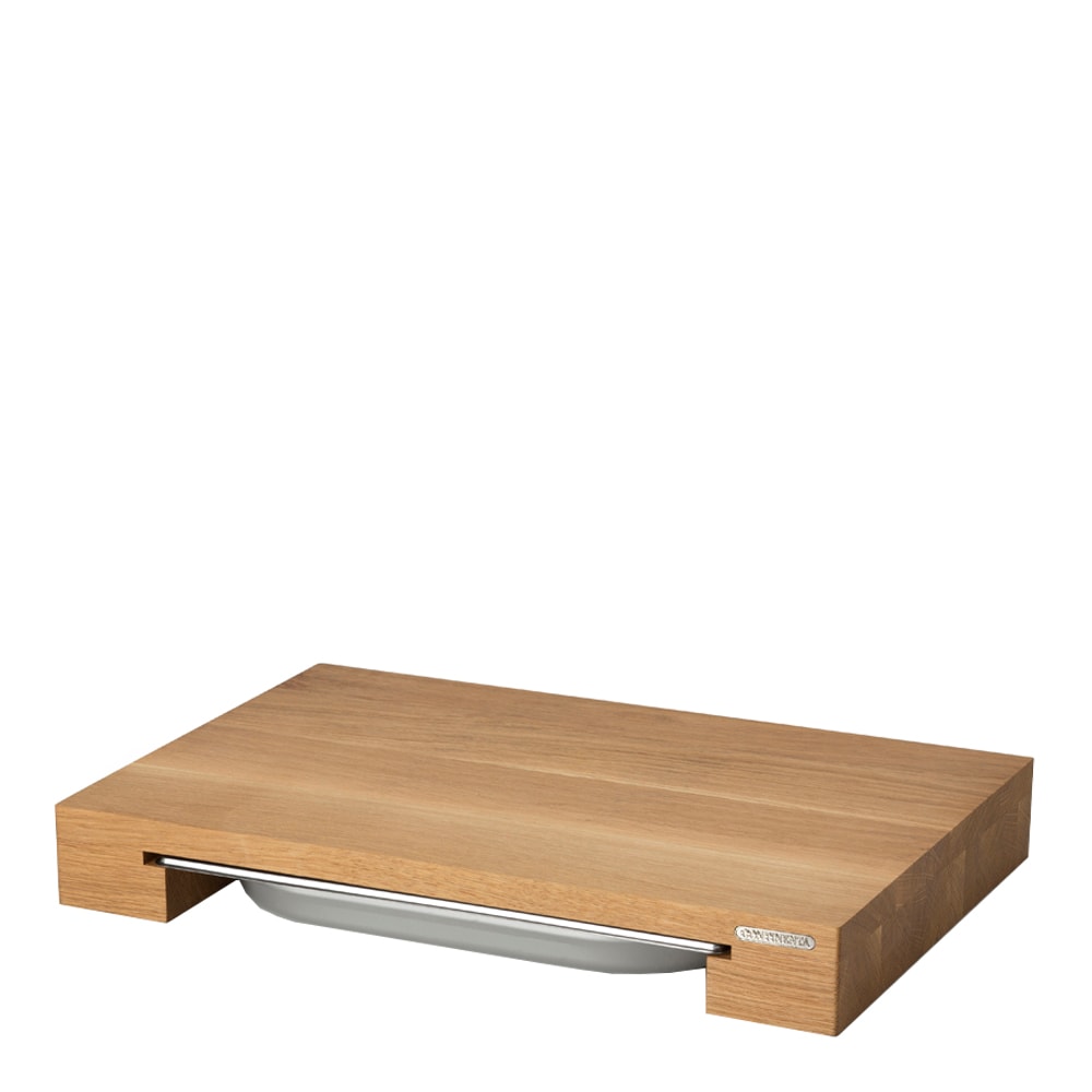 Skärbräda med Låda 39x27x6 cm Ek