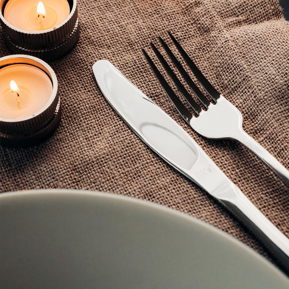 Frost Bestickset 16-delars Plain Silver