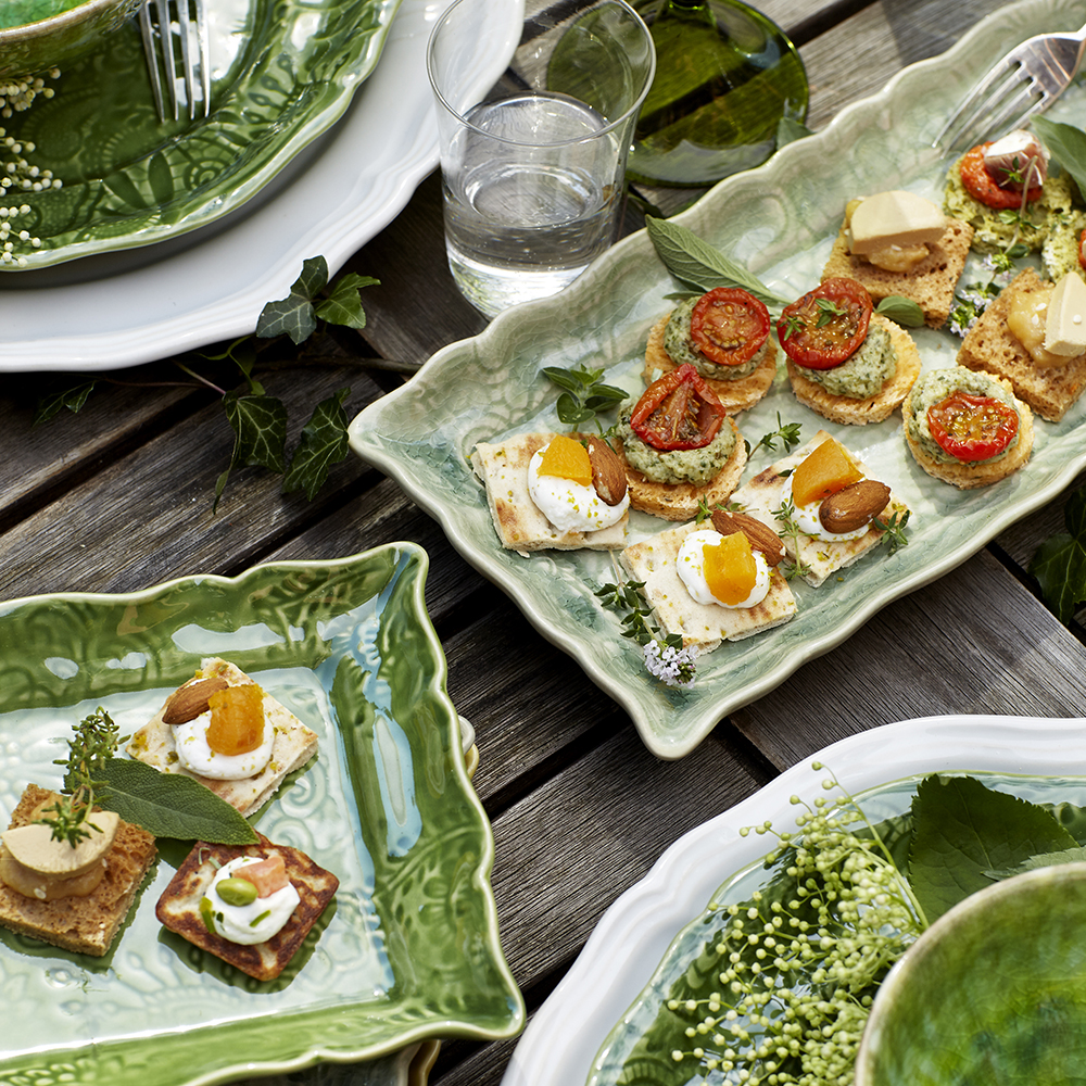 Arabesque Tallrik 28 cm White