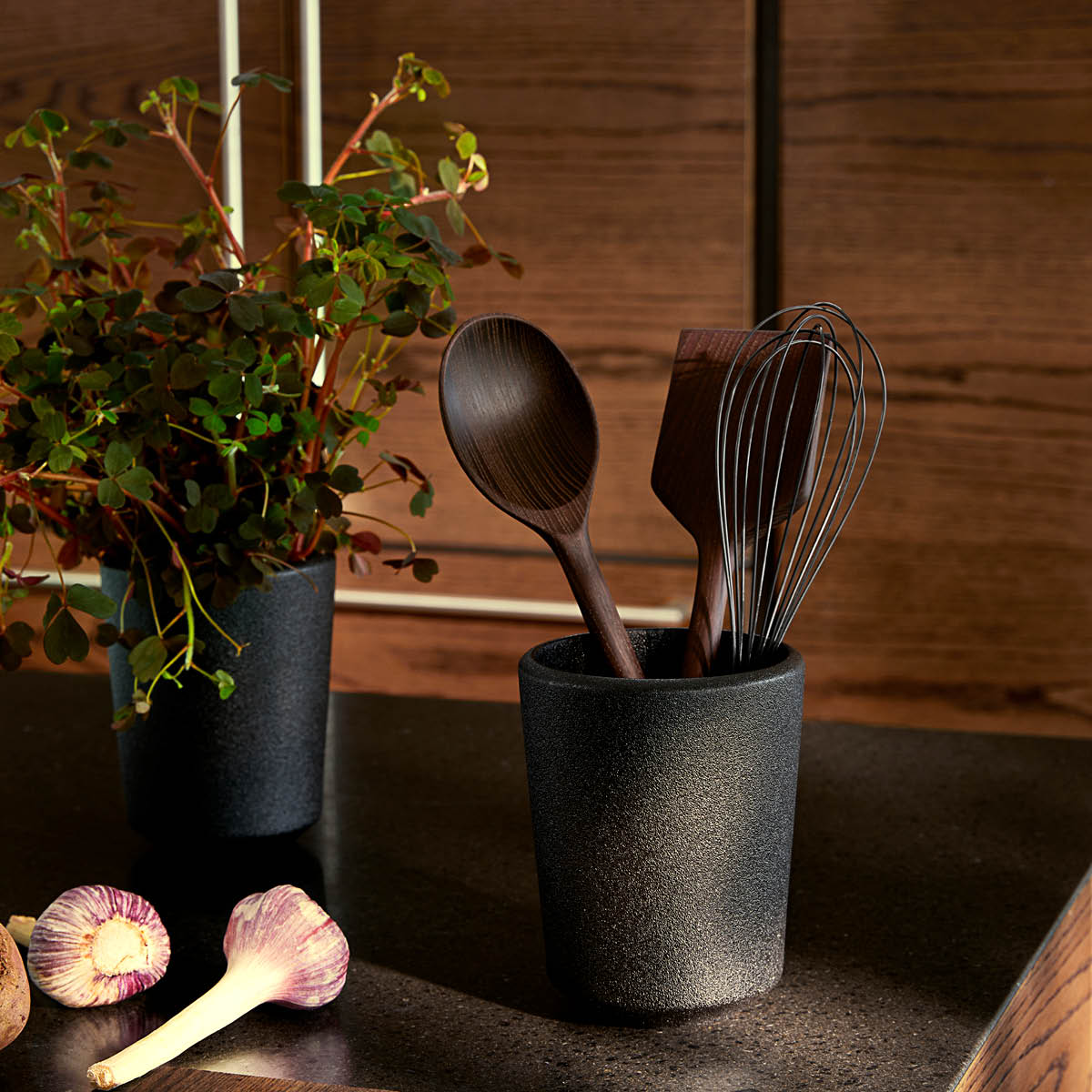 RÅ Bestickhållare 15,5 cm Svart