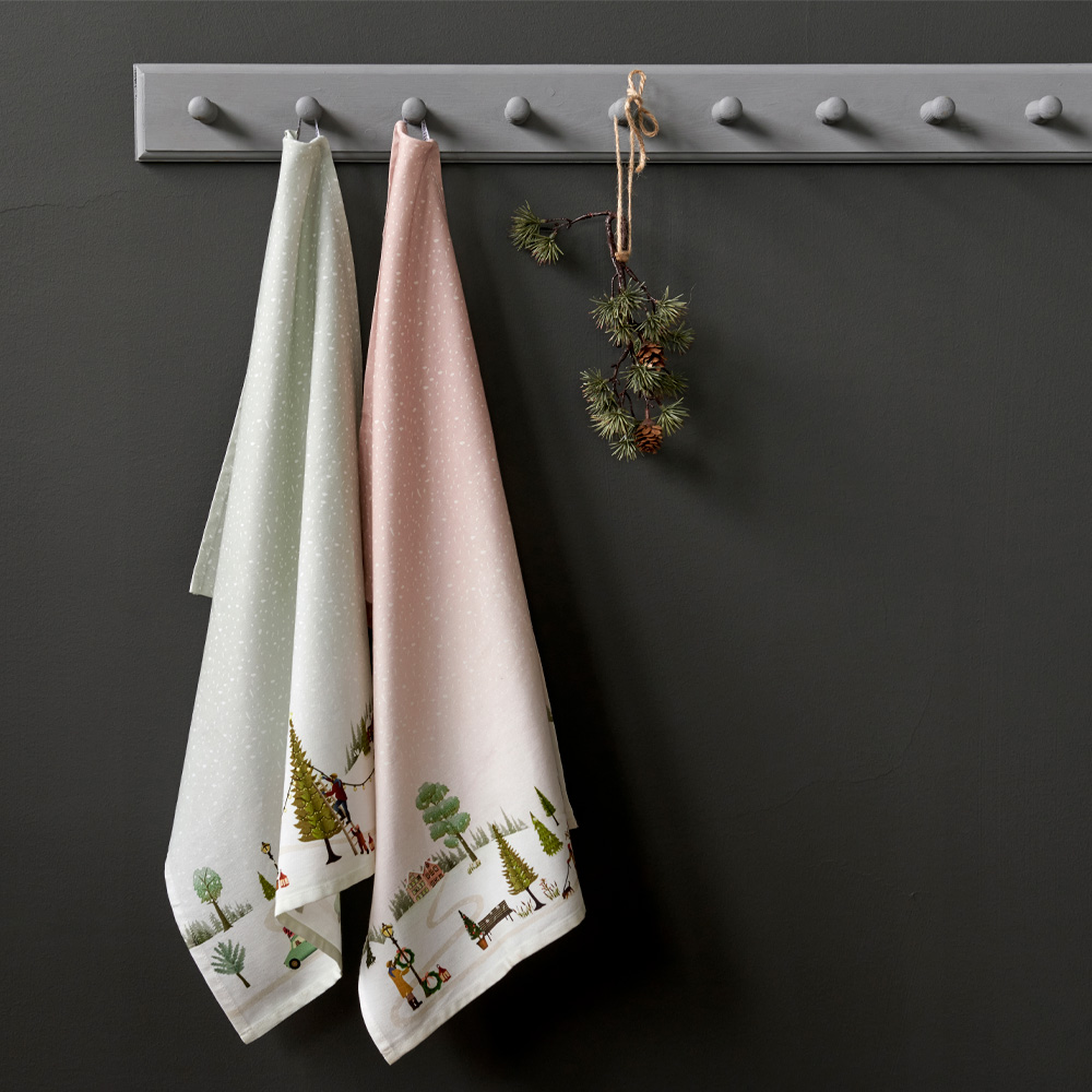 Vinter Kökshandduk 70x50 cm Woodrose