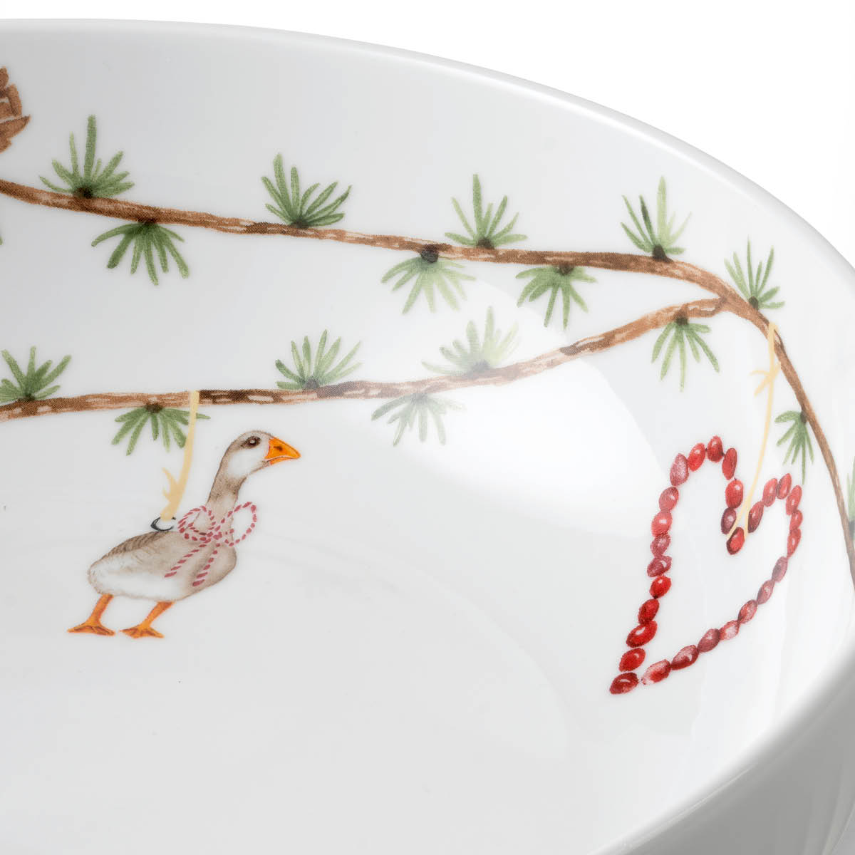 Hammersh?i Christmas Skål 30 cm Vit