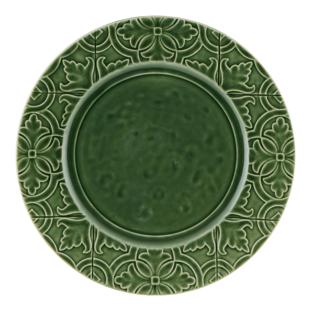 Rua Nova Tallrik flat 28 cm Grön