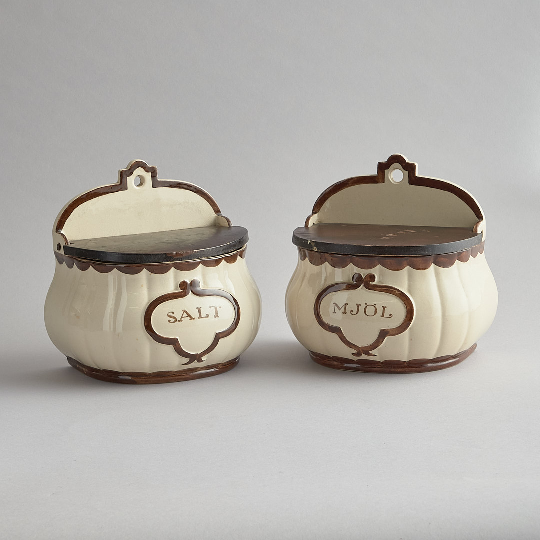 Förvaringsburkar Mjöl och Salt Pyro