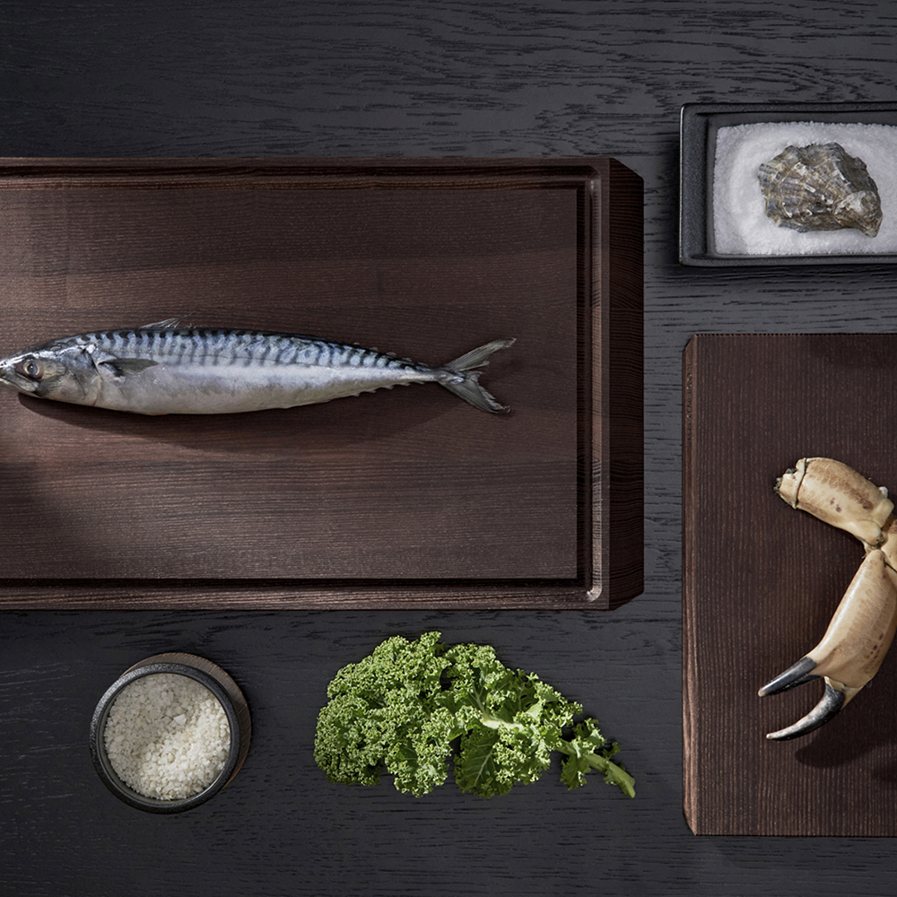 Skärbräda 51x28 cm Ask