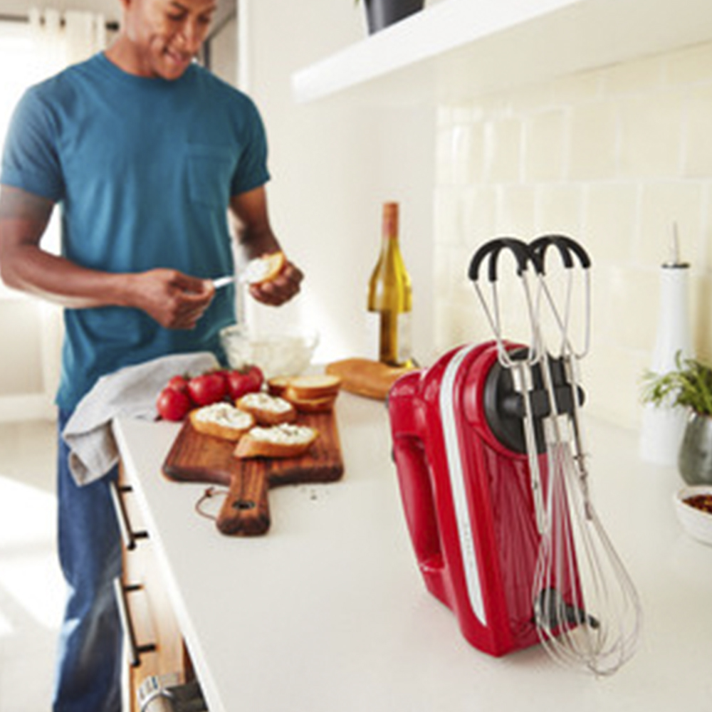 KitchenAid Midline Elvisp 6 hastigheter Röd