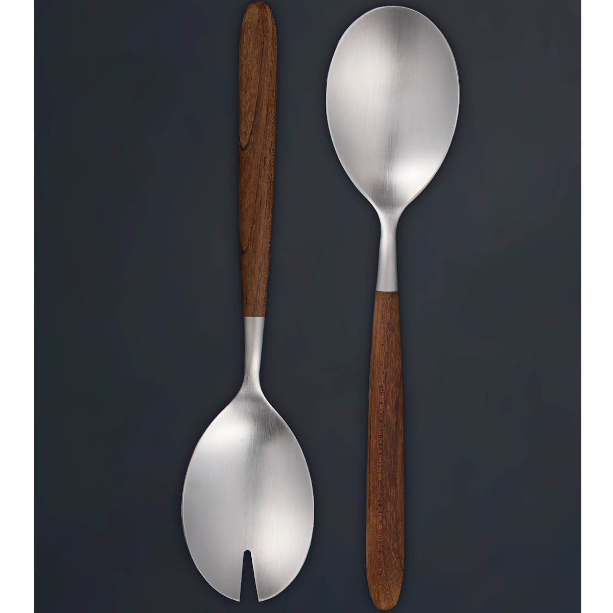 Maple Salladbestick 2 delar Borstad/Brun