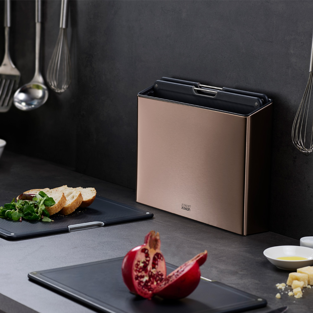 Folio Steel Sk&auml;rbr&auml;da Set 35,5x26,5 cm Rosé guld