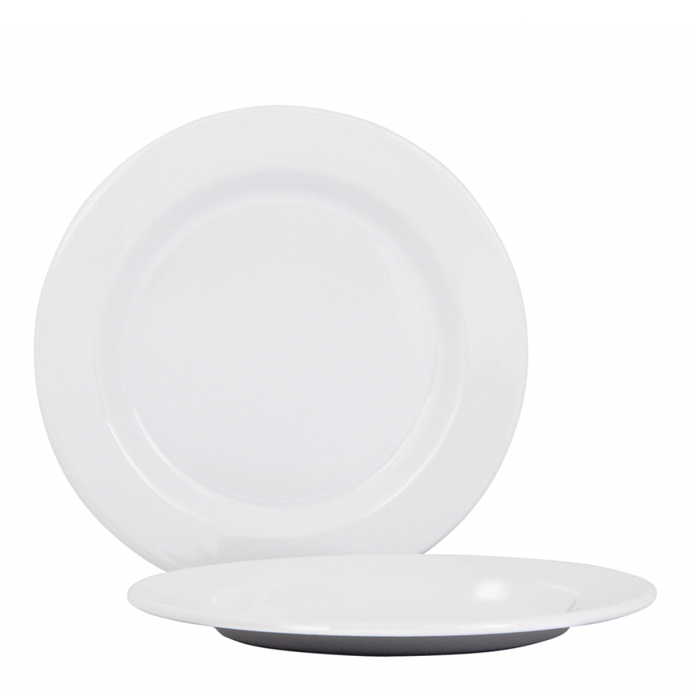 Tallrik 24 cm 4-pack  Grå