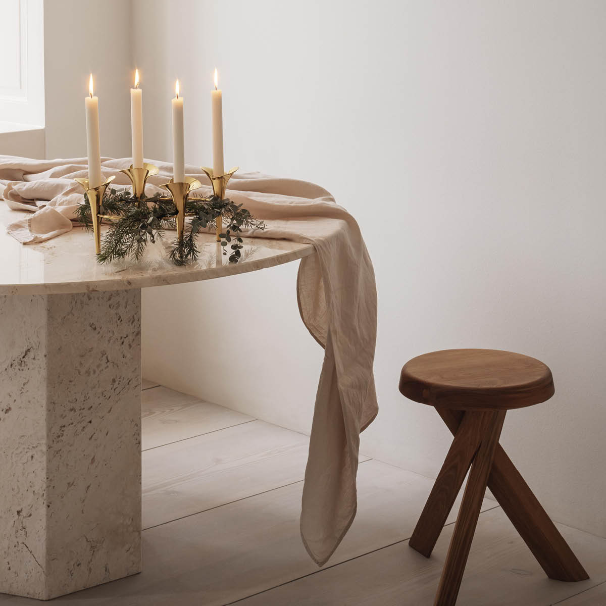 Bloom Botanica Ljusstake 34 cm Guld